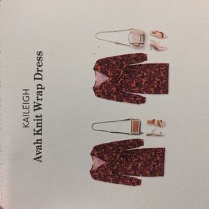 NWT Kaleigh Avah Knit Wrap Dress